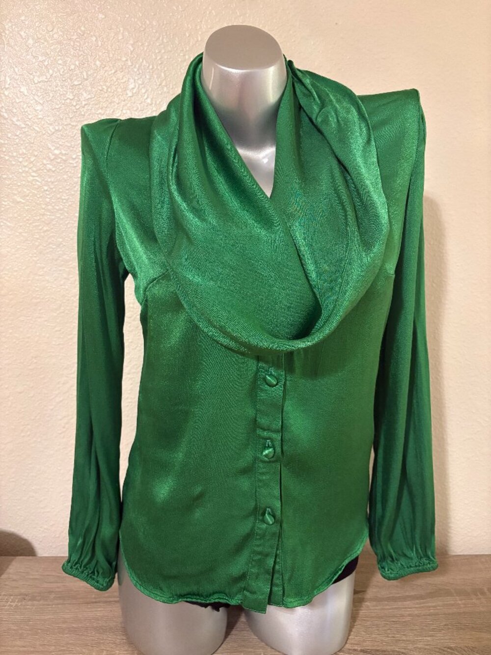 Karen Kane Blouse with Cowl Size Small